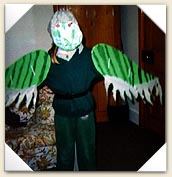 Jenny as a budgie